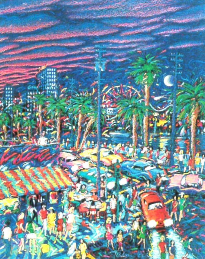 ジェームス・タルマージの絵画作品　タイトルは、ボードウォーク